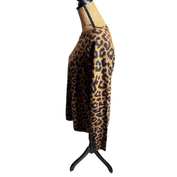 Cashmere Leopard print sweater - Picture 4 of 5